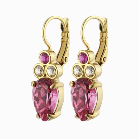Dyrberg Kern Berle Gold Earrings - Rose